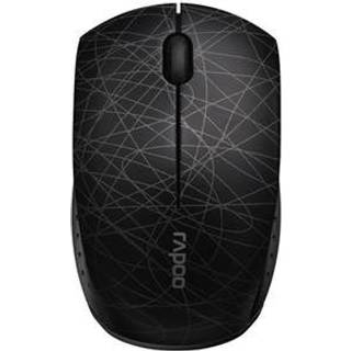 RAPOO 3300p - mouse - 2.4 GHz - Mus - Optisk - Sort