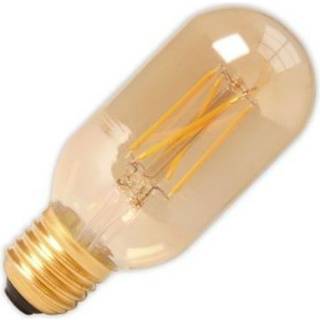 Calex LED Rørlampe pære 4W Gold Deko E27 dæmp