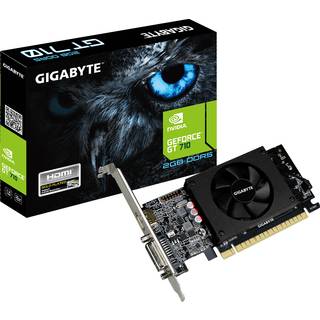 GIGABYTE GeForce GT 710 Low Profile - 2GB GDDR5 RAM - Grafikkort