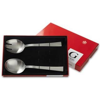 Gense Thebe Salatbestik - Mat stål - 21cm