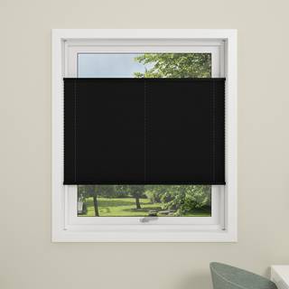 Debel Flex Plisségardin, 80x130 cm, Sort