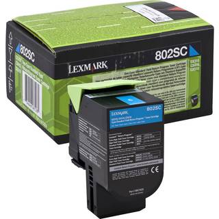 Lexmark Lexmark 802SC Tonerkassette Cyan 80C2SC0