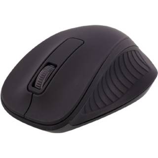 Deltaco MS-710 - Mouse optical 3 buttons wireless USB Black - Mus - Optisk - 3 knapper - Sort