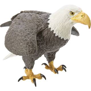 Safari Ltd. Bald Eagle Figurine - Detaljeret 7 """" Plastikmodelfigur - Sjovt uddannelsesm?ssigt leg leget?j til drenge piger og b?rn i alderen 18