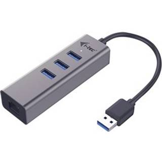 I-Tec USB 3.0 Metal 3-Port USB hub - 3 ports - Grå