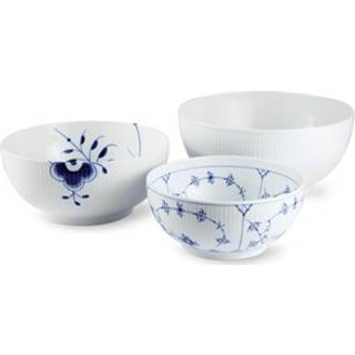 Royal Copenhagen Mix & Match 3 stk. skåle 18 cm, 21 cm, 24 cm