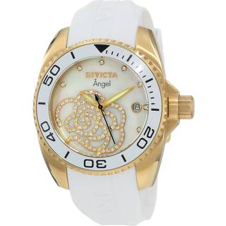 Invicta 0488 Angel Sort/Gummi Ø39 mm