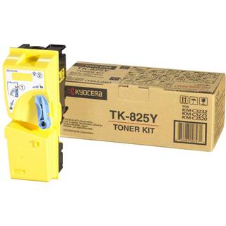 Kyocera TK 825Y Toner Yellow - Tonerkit Gul