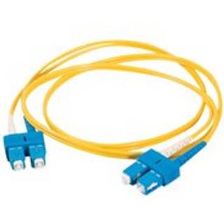 C2G Cbl/2m SC/SC LSZH Dplx 9/125 SM Fibre