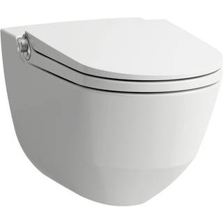 LAUFEN Riva duschetoilet med soft close sæde og lift-off funktion, hvid