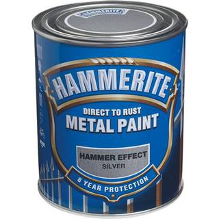 Hammerite hammer-effekt sølvgrå 750 ml sølv grå                 750ml