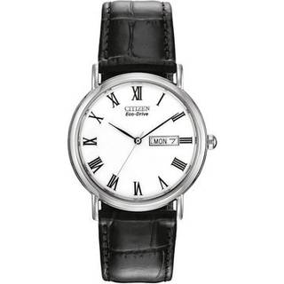 Citizen BM8240-11A Hvid/Læder Ø36 mm