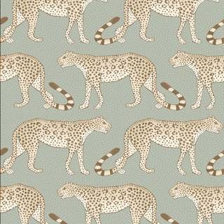 Leopard Walk - Dusty Green