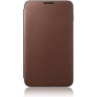 Rugged Samsung Galaxy Note Læder Flip Cover (Sort)