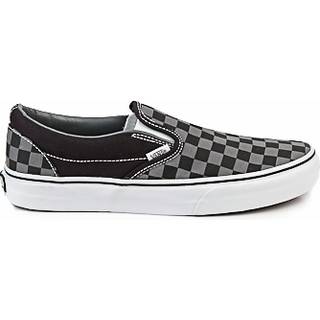 Vans - Checkerboard Classic Slip-On Shoes, Man, Black, Size: 36.5 - Black - 36.5