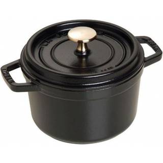 La Cocotte Rund cocotte 16cm. 1,2 liter, sort