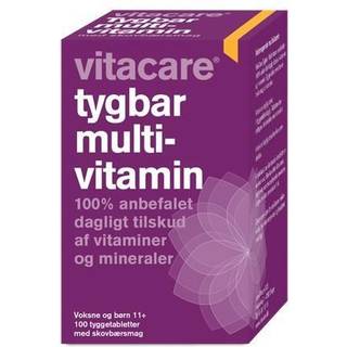 VitaCare Tygbar Multivitamin - 100 tabletter.