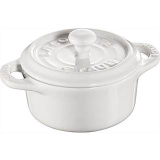 STAUB Staub rund minigryde 0,2 l Hvid