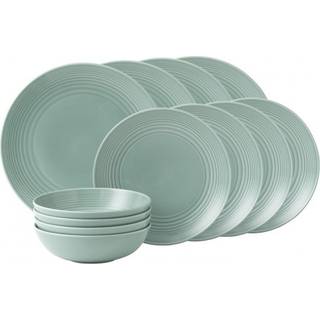 Royal Doulton Maze tallerkensæt 12 dele Hvid