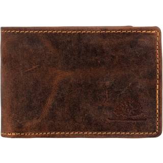 Geldbörse Leder 10x7cm klein "Vintage" antikbraun 1659-25 | Greenburry.de