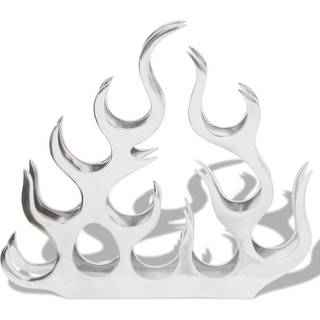 vinholder til 11 flasker aluminium sølvfarvet