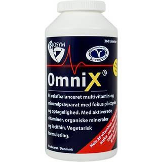 OmniX multivitamin u. jern og k-vitamin | 360 tab | Biosym