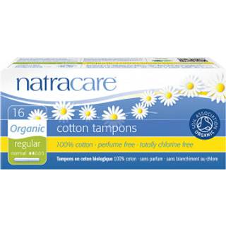 NatraCare Tampon m. Hylster Regular Ø (16 stk)