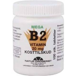 B2-Vitamin tabletter 100 stk.