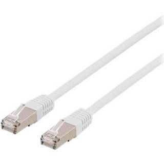 Deltaco patch cable - 10 m - white - Hvid - 10 meter