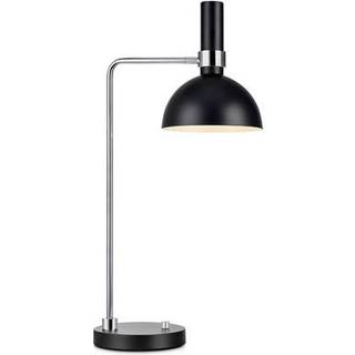 Dæmpbar bordlampe Larry, sort messing