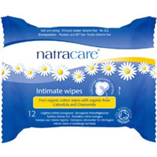 Natracare Intim Vådservietter - 12 stk
