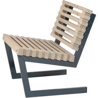 PLUS Siesta stol, drivtømmerfarve/nåletræ, 80 cm
