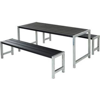 Plus Plankesæt 186 cm - Sort