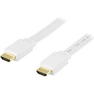 DELTACO fladt HDMI kabel, HDMI High Speed with Ethernet, HDMI Type A h