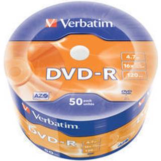 VERBATIM DVD-R 4.7GB/120Min/16x Eco-Pack (50 Disc)