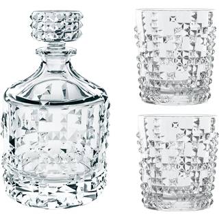 Nachtmann Punk Sæt Karaffel Og 2 Whiskyglas - Whisky & Cognac Klar - 99501