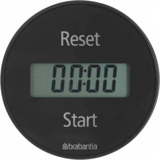 Brabantia Digitalt køkkentimer med magnet Sort
