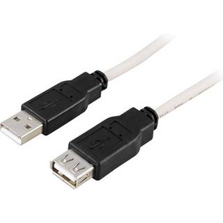 USB 2.0 USB extension cable 0.1m Black