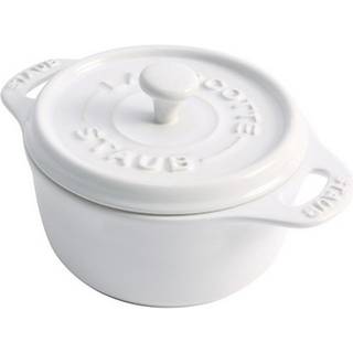 Emaljeret støbejernsgryde - Staub - Grøn - 10 cm