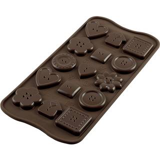 Choco Buttons - Silikone Chokoladeform, Silikomart
