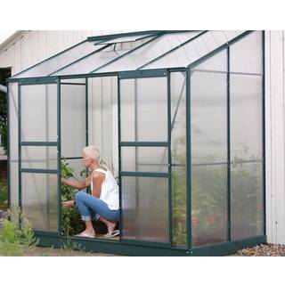 Vitavia ida 3300 alu vægdrivhus 4mm poly