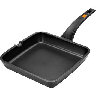 Firkantet grillpande, aluminium, 28 × 28 cm, &#34;Efficient&#34; - BRA