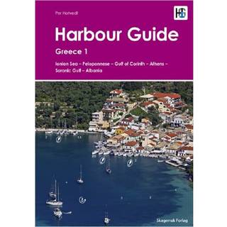 Havneguide Skagerrak Förlag Harbour Guide Greece 1 (Ionian sea - Peloponnese gulf - Athens - Saronic Gulf - Albania), udgave 1, engelsk tekst