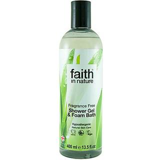 Faith in nature Showergel Fragrance Free 400 ml.