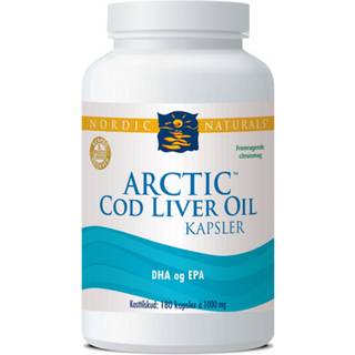Nordic Naturals Torskelevertran m. citrus - 180 kaps.
