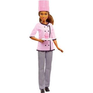 Barbie Boxer Brunette Doll: Metallic Shorts & Pink handsker i alderen 3+