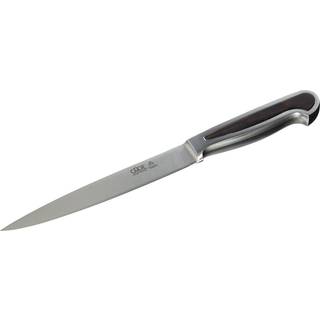 Güde Delta Zubereitungsmesser 16 cm - CVM-Messerstahl - Griffschalen Grenadillholz - Braun,Silber