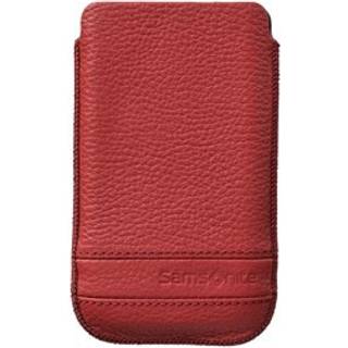 Samsonite mobil taske Classic Læder XL Rød
