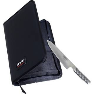 Global G-666/07 Messerhartbox / Messertasche für 7 Messer - Schwarz