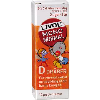 Livol D3 Dråber 2 Uger-4 År (10 ml)
